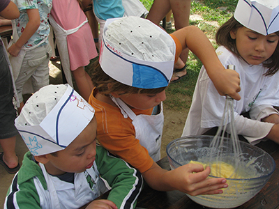 enfants en cuisine
